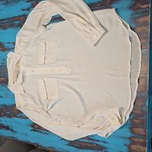 Ann Taylor Loft Sheer Blouse